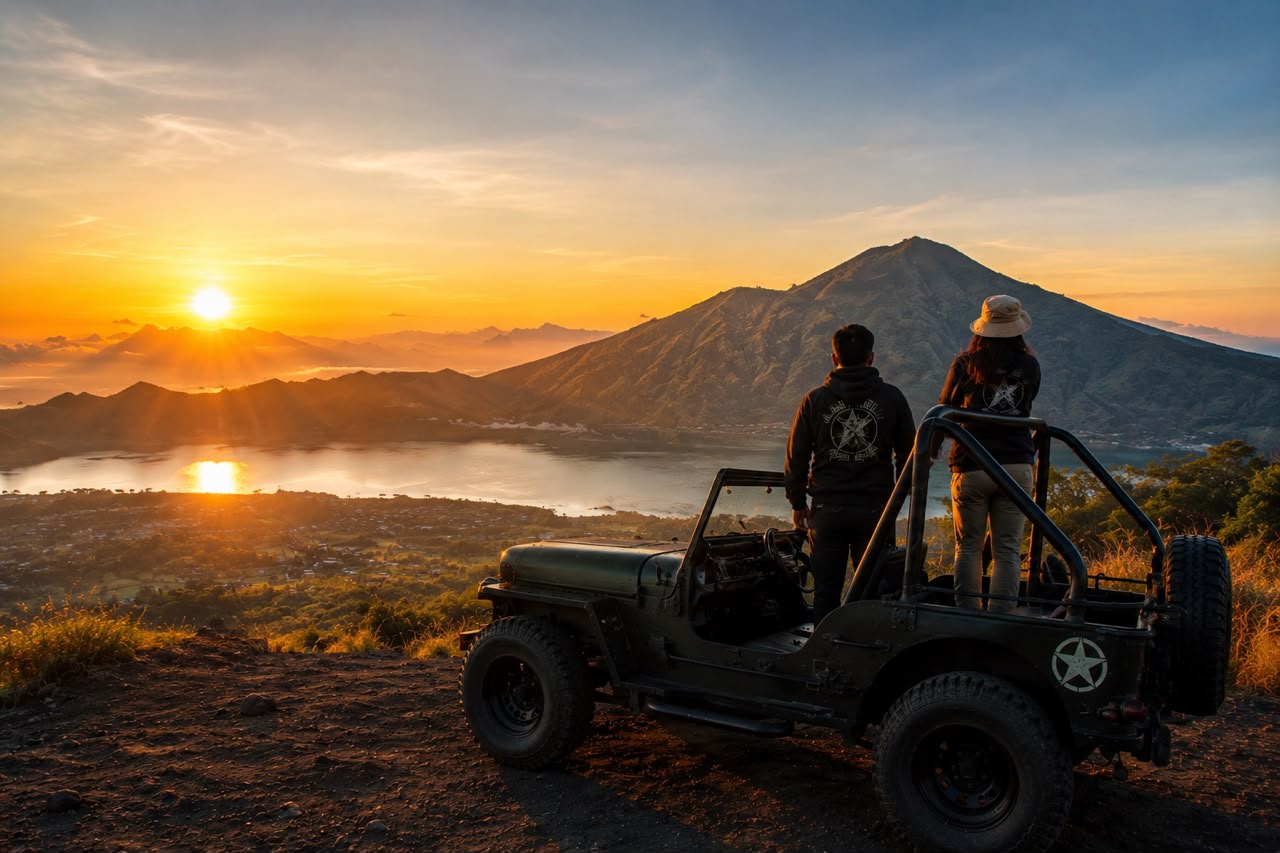 Mount Batur Sunrise & Black Lava Jeep Experience